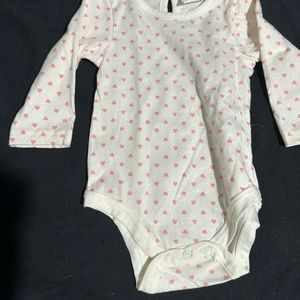 Pink Heart Onesie